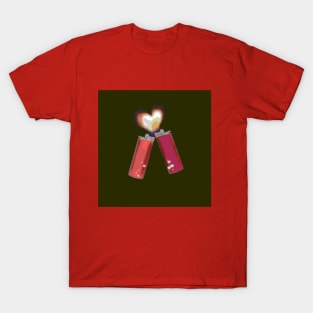 Lighters forming a heart T-Shirt